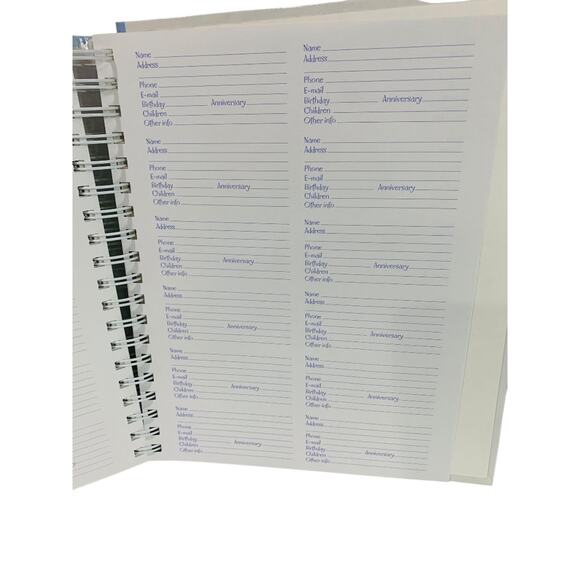 2002 Hallmark Greeting Card Organizer Binder A Little Slice of Happy - Picture 12 of 13